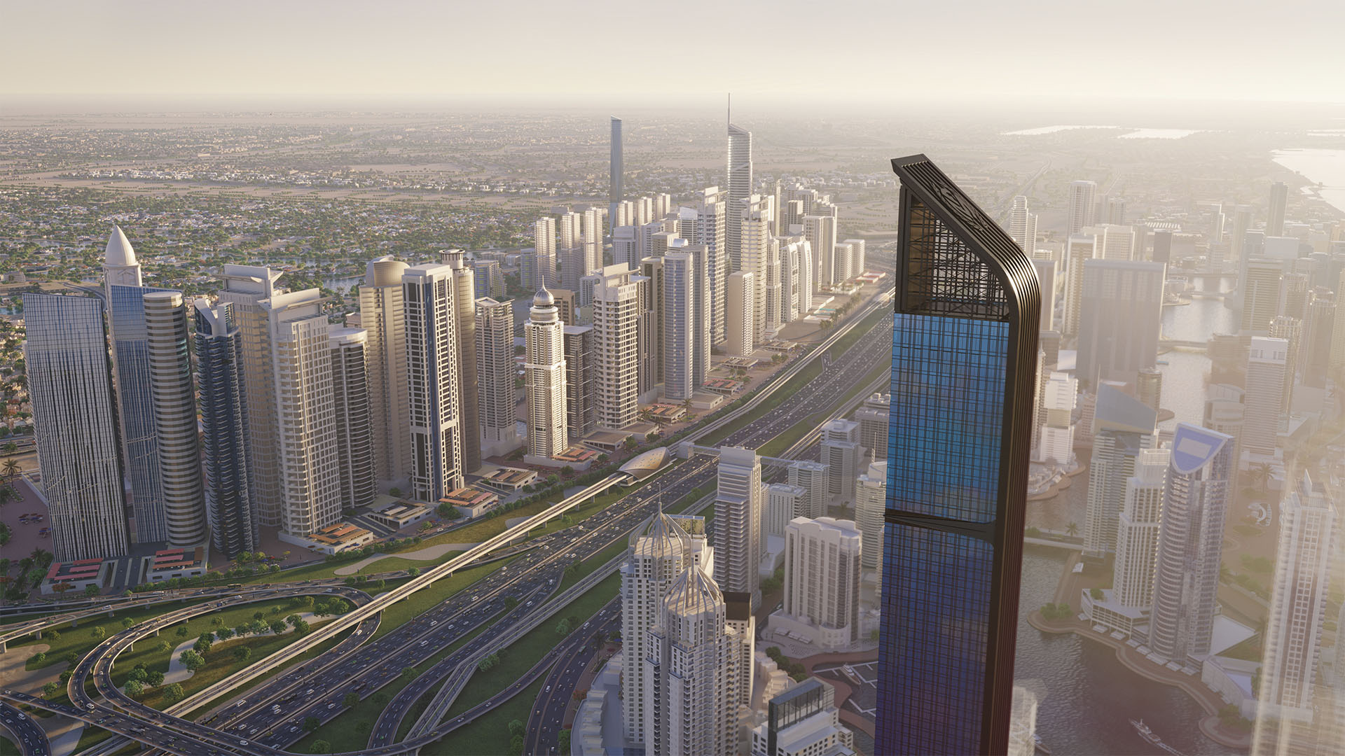 Aeternitas is an exclusive residential complex rising 450 meters above ...